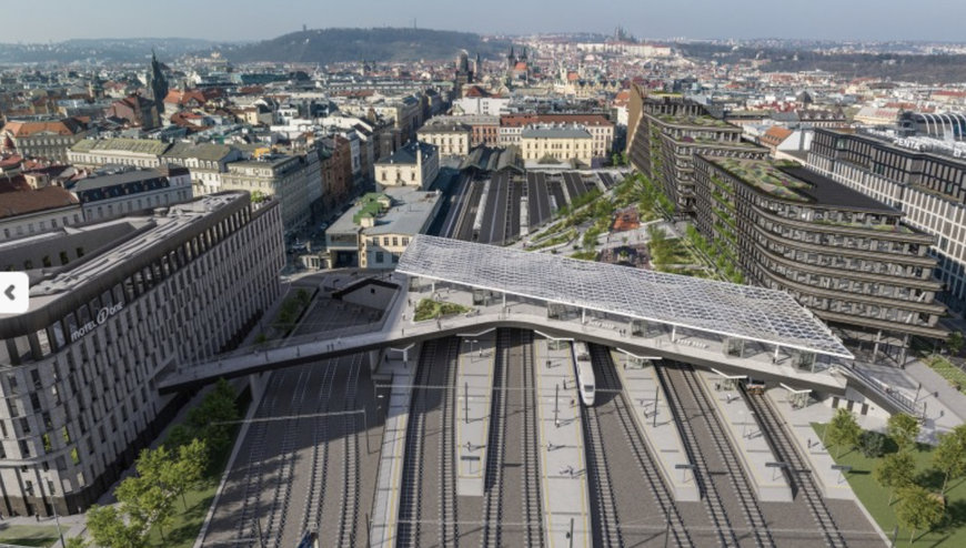 STRABAG mit Umbau und Erweiterung des Masaryk-Bahnhofs in Prag beauftragt